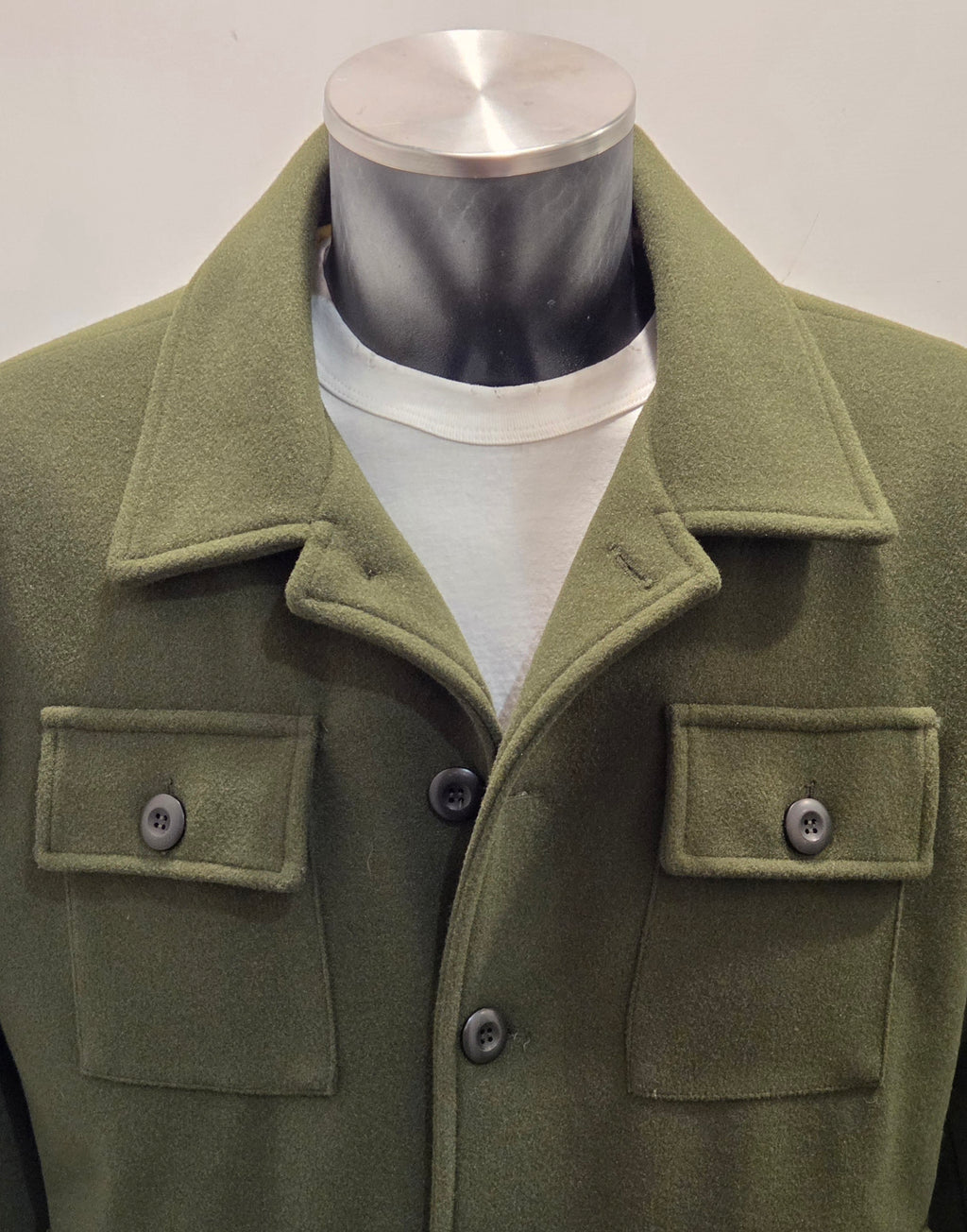 GIACCHETTO BASIC PANNO QUATTRO TASCHE VERDE MILITARE FRONT STREET 8