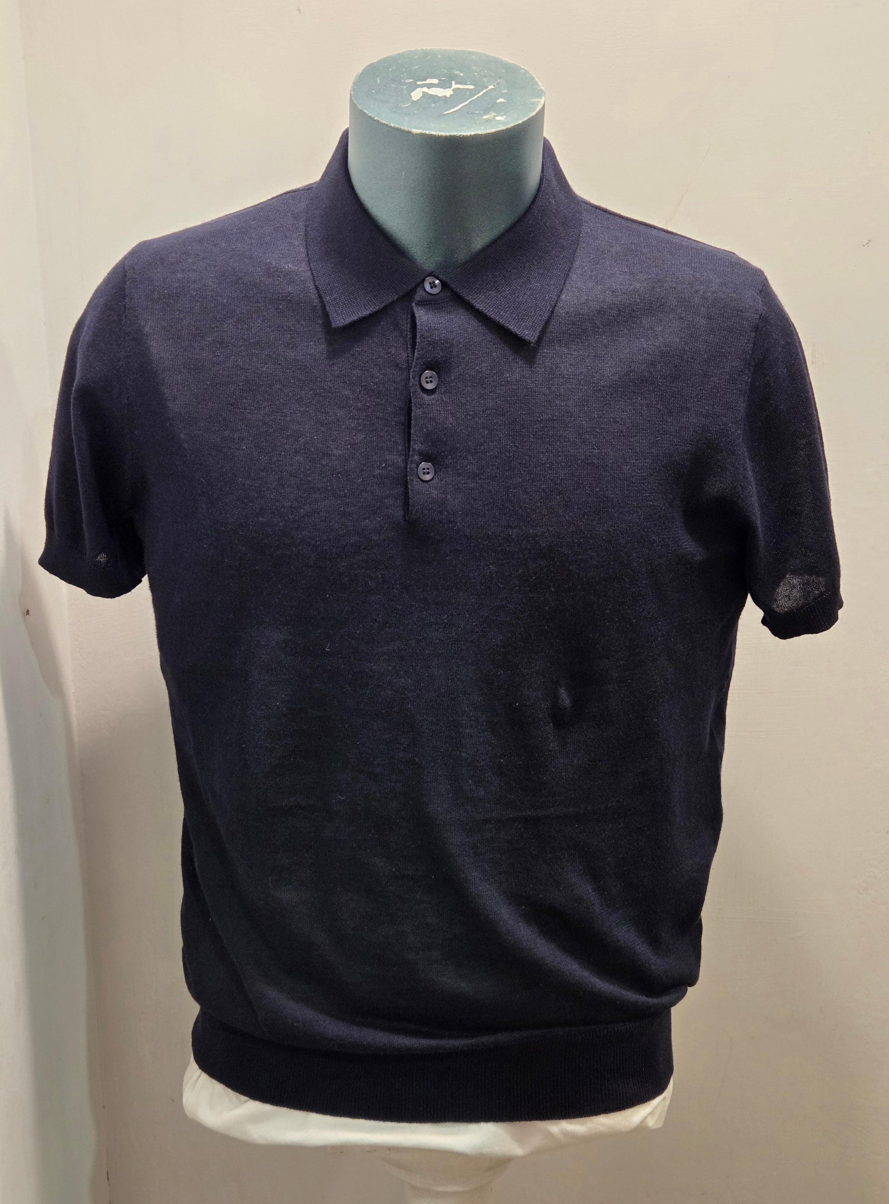 SEADOG POLO FILO COTONE LINO DUBAI COLOR BLU