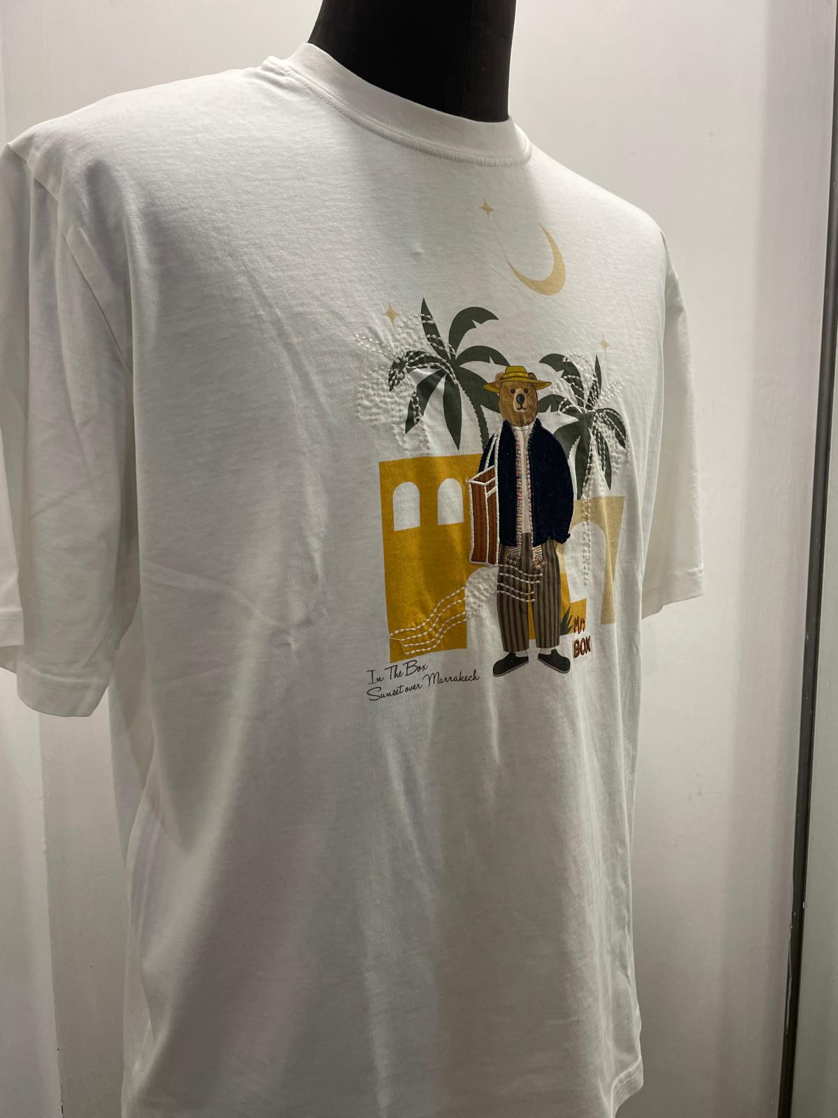 T SHIRT IN THE BOX MR. BOX MAROCCO BIANCA SS250001