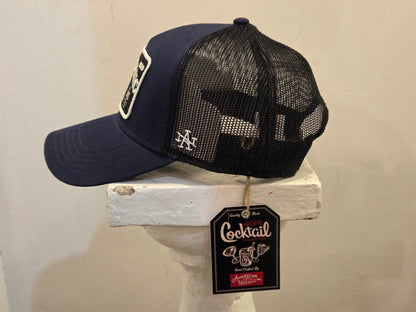 AMERICAN NEEDLE GIN&TONIC VALIN ARCHIVE AN BLACK/NAVY TRUCKER