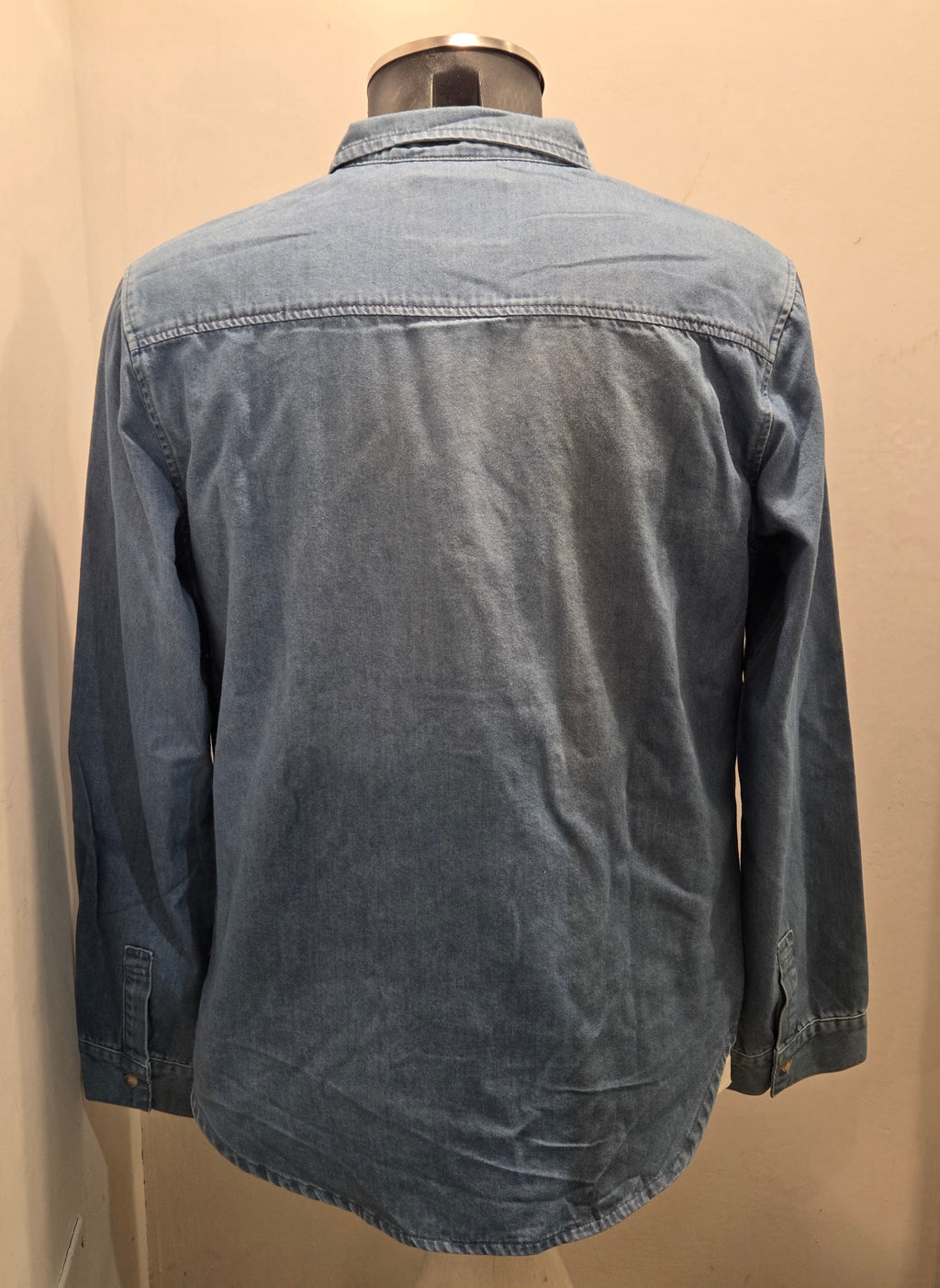 TOOCO ESSENTIAL SHIRT CHAMBRAY WASHED