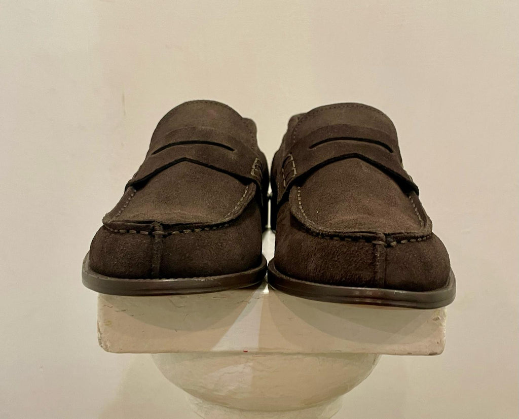 AG TREND Mocassino Collegiale Penny Camoscio SC 32 Colore Testa Di Moro