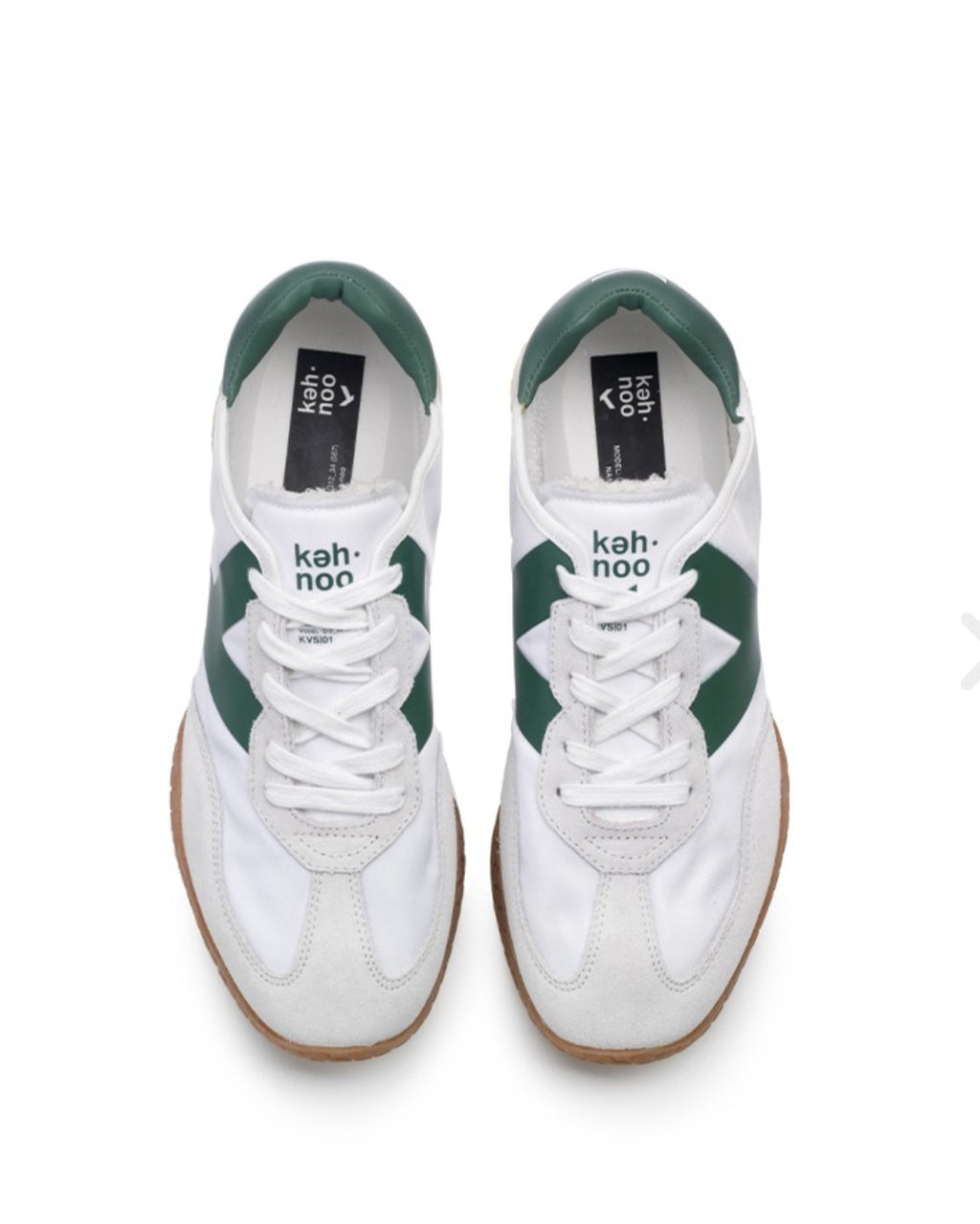 KEH-NOO SCARPE KM 9313 WHITE/GREEN