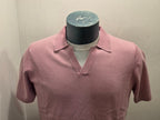 BRAMANTE POLO FILO COTONE MANICA CORTA COLOR ROSA
