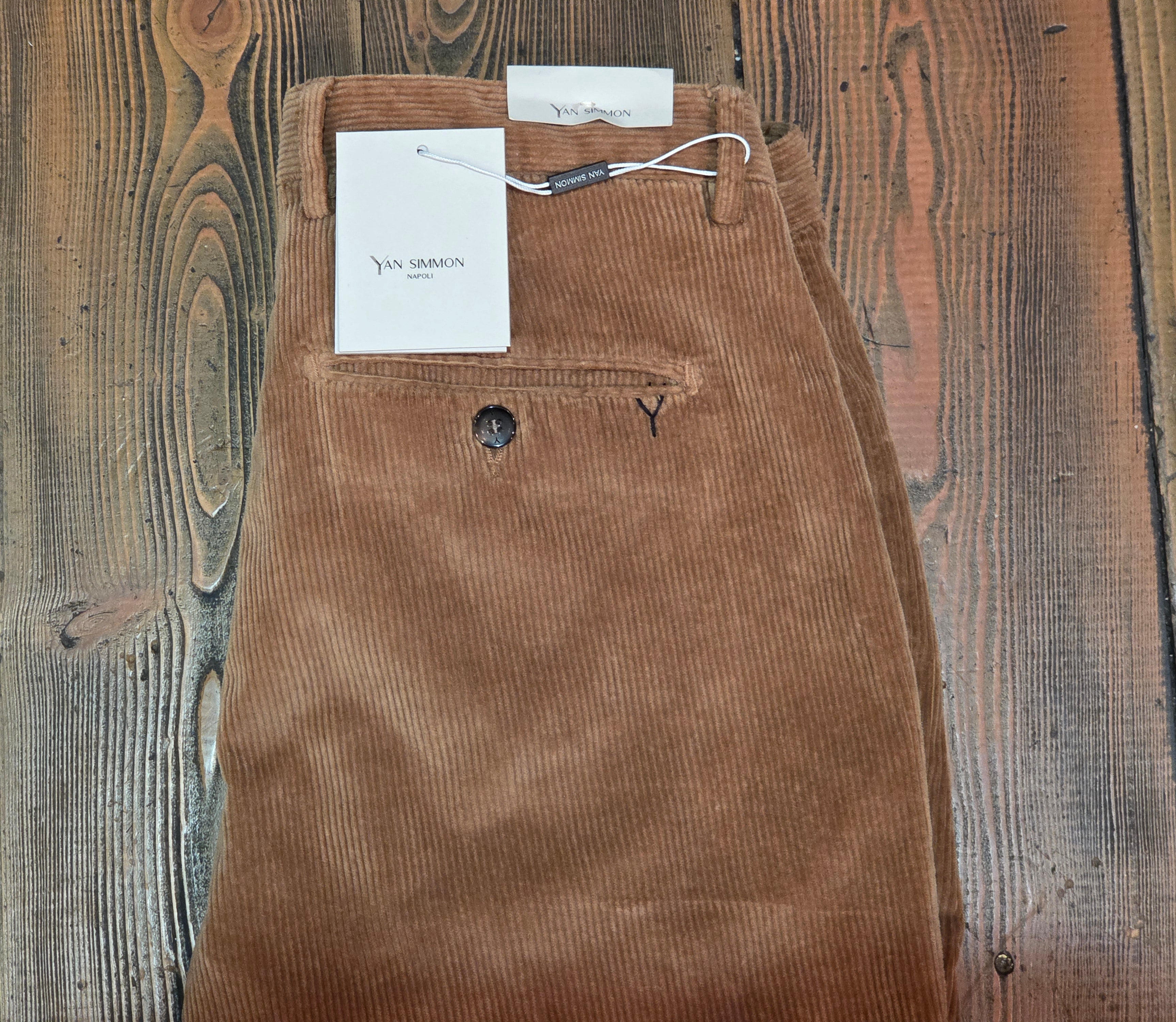 PANTALONI YAN SIMMON MODELLO WORLD AI25 T510W COLOR NOCCIOLA