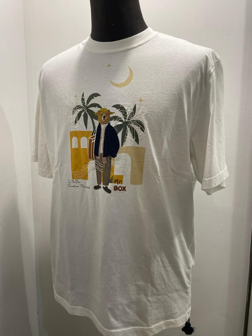 T SHIRT IN THE BOX MR. BOX MAROCCO BIANCA SS250001