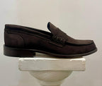 AG TREND Mocassino Collegiale Penny Camoscio SC 32 Colore Testa Di Moro