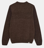 AKSUNE CHENILLE KNIT COLOR CHOCOLATE BROWN