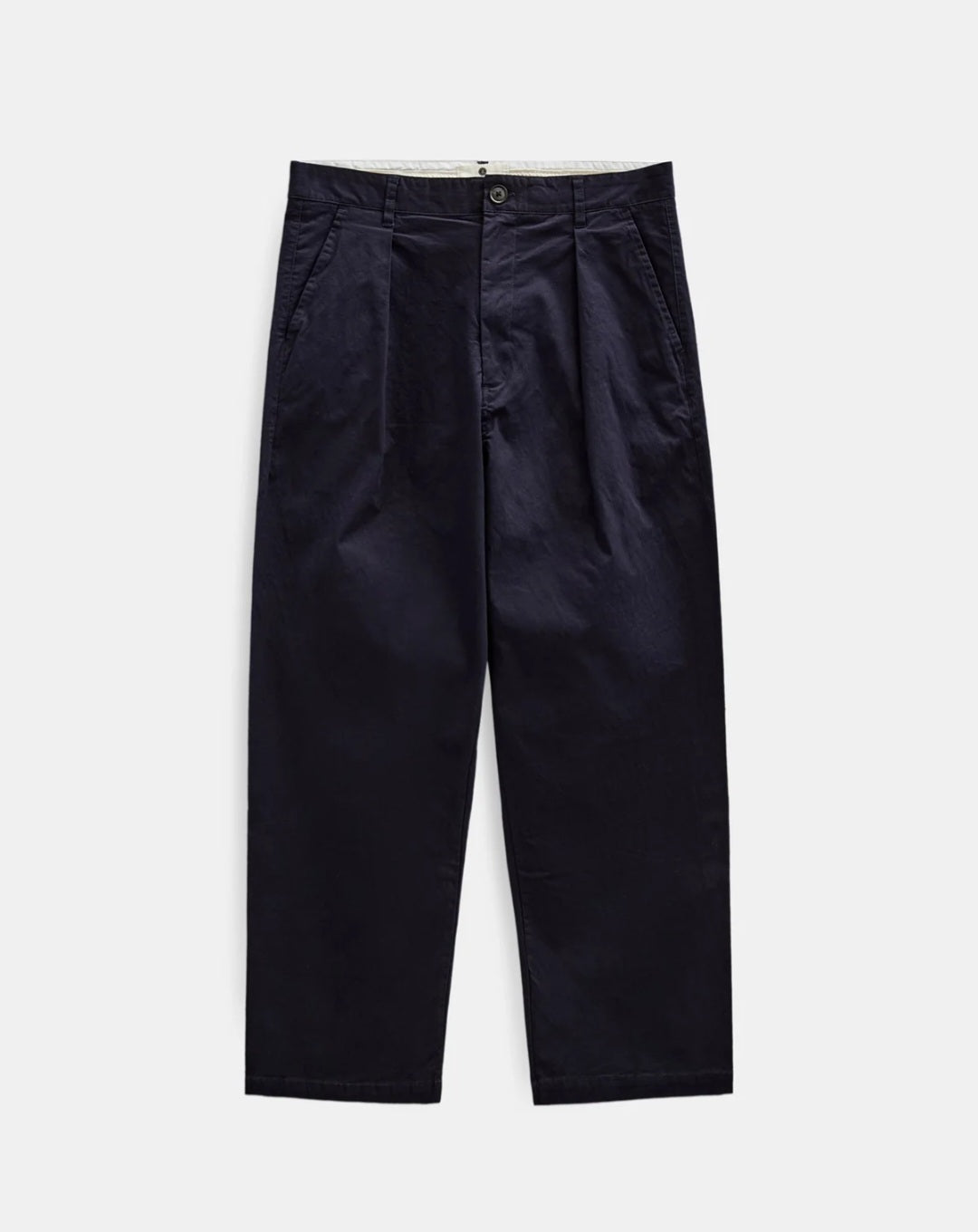 AKJAKOB COTTON PLEAT PANTS ANERKJENDT COLOR BLU