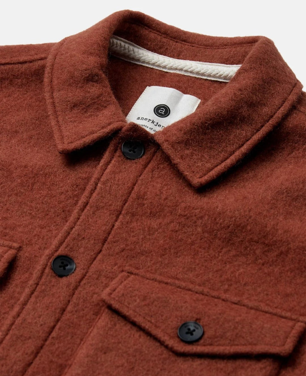 OVERSHIRT WOOL ANERKJENDT CHILI OIL