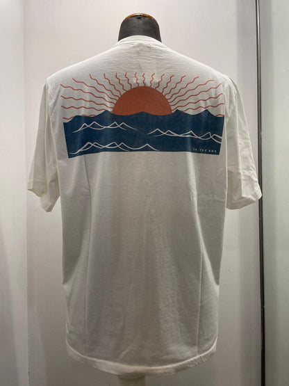 T SHIRT IN THE BOX POCKET SUNSET COLOR PANNA SS250008
