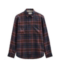 ANERKJENDT AKLEIF FLANNEL CHECK5 LS SHIRT COLORE VINEYARD WINE