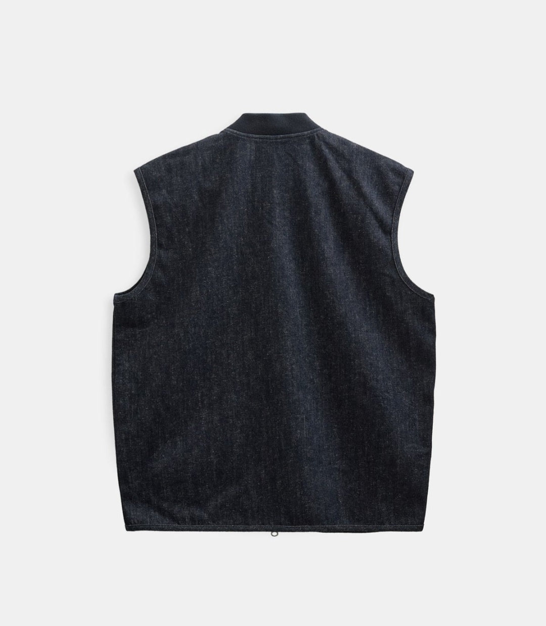 AKROBIN DEMIN GILET ANERKJENDT COLOR DARK BLUE DENIM