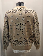 TOOCO POLO SHIRT LONG SLEEVES KNITTING BANDANA SAND