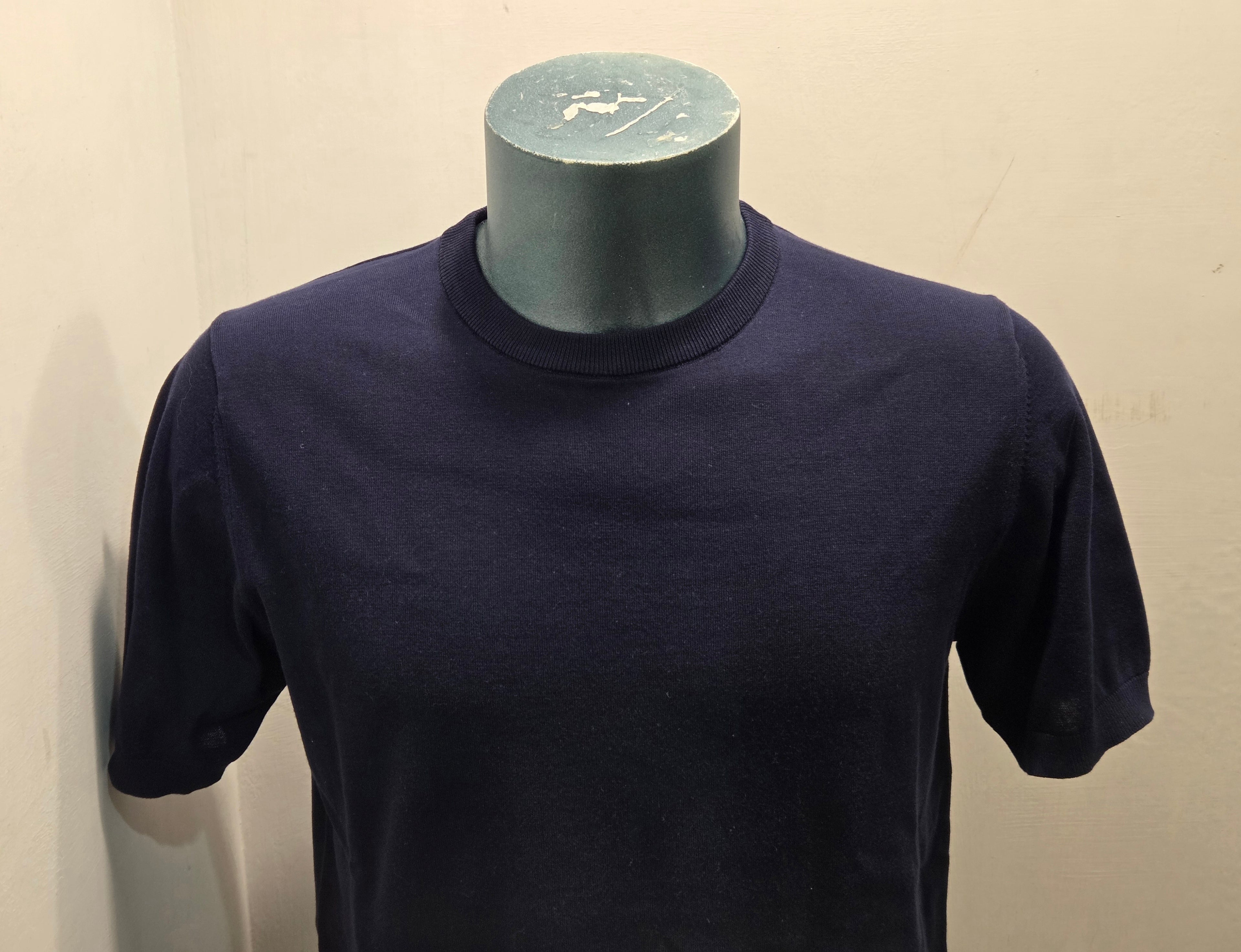 SEADOG MAGLIA FILO COTONE DAMASCO COLOR BLU