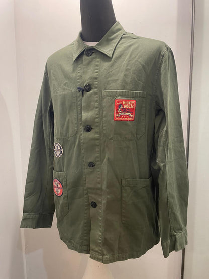 GIACCA WORK IN THE BOX PATCH DISNEY COLOR VERDE MILITARE
