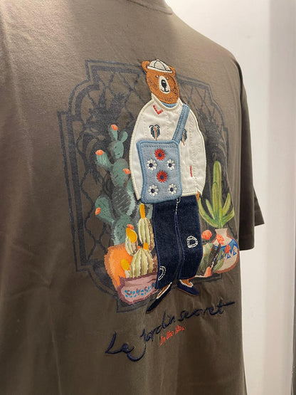 T SHIRT IN THE BOX MR. BOX JARDIN SECRET VERDE MILITARE SS250003