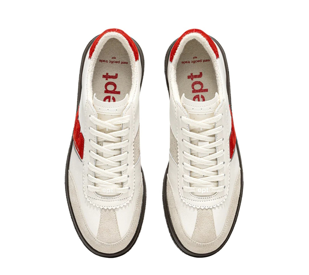 SCARPE EPT East Pacific Trade Modello Santos Colore Off White/Red