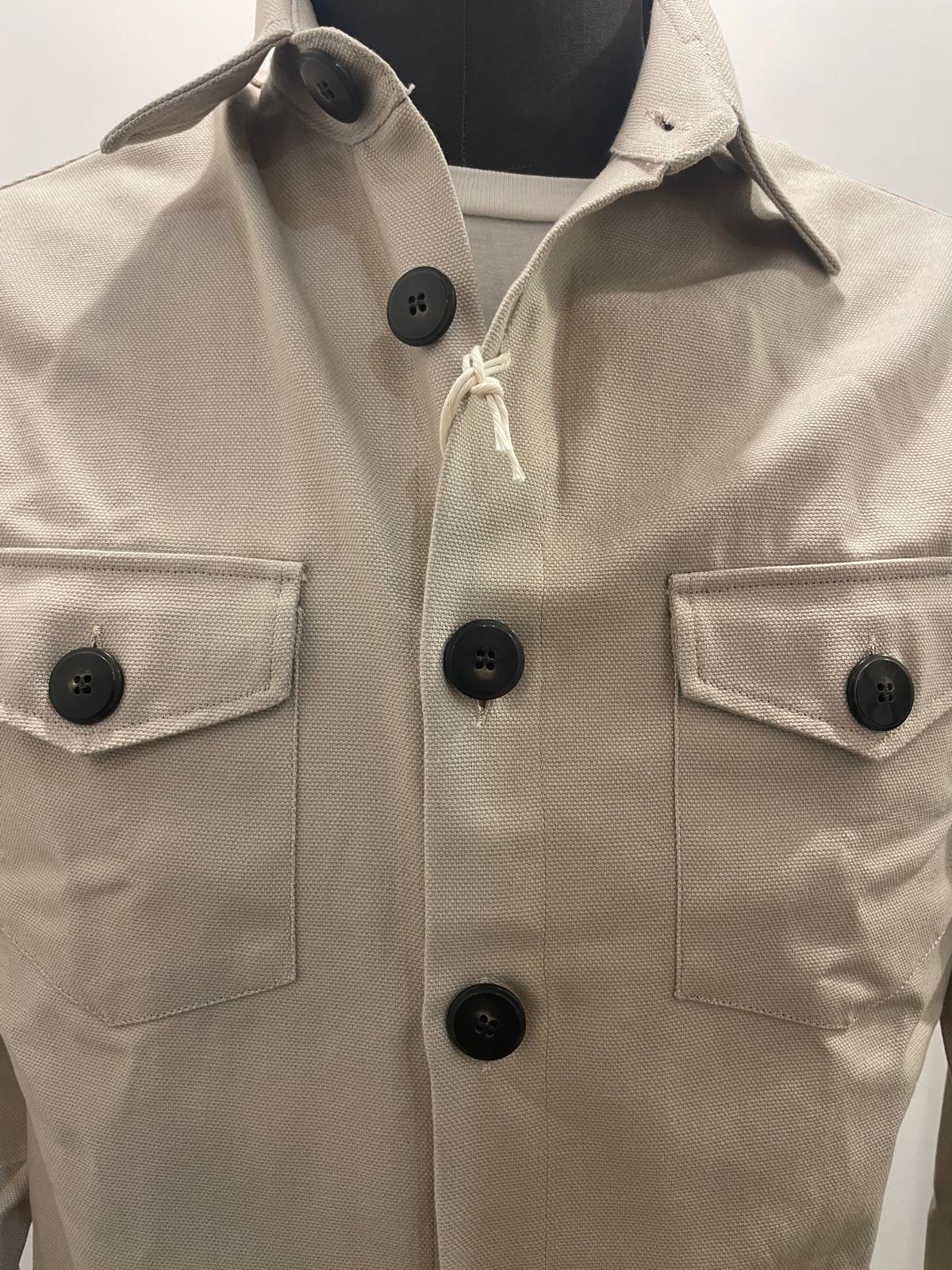 GIACCA CAMICIA GMF COLOR BEIGE CHIARO SG374