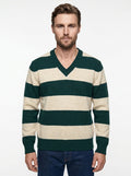 MAGLIA SCOLLO A V MANICA LUNGA MODELLO LAWRENCE GALLIA KNIT PROJECT