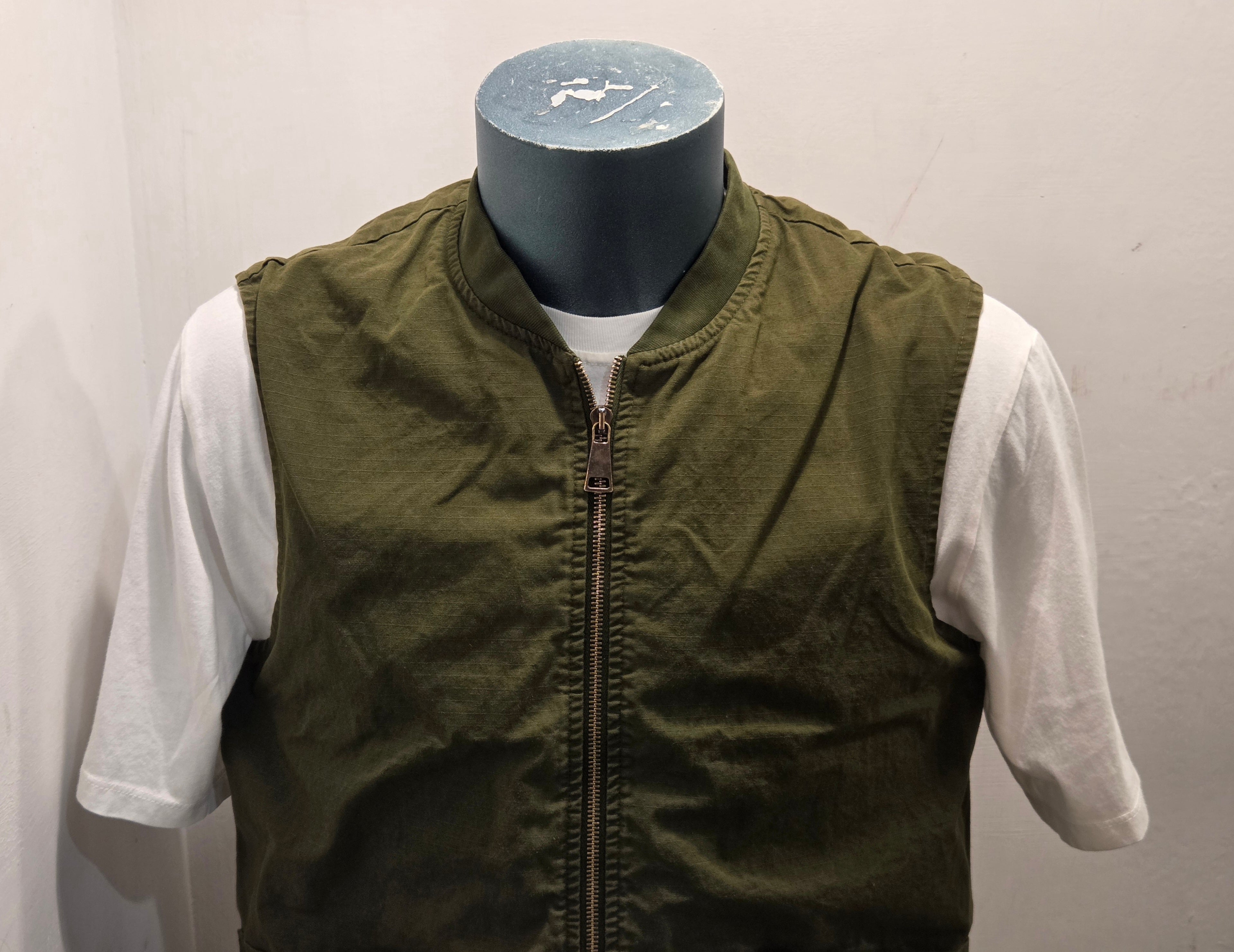 GILET SEADOG WALL VEST ZIP FOD. RIPSTOP COLOR MILITARE