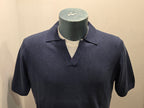 BRAMANTE POLO FILO COTONE MANICA CORTA COLOR BLU