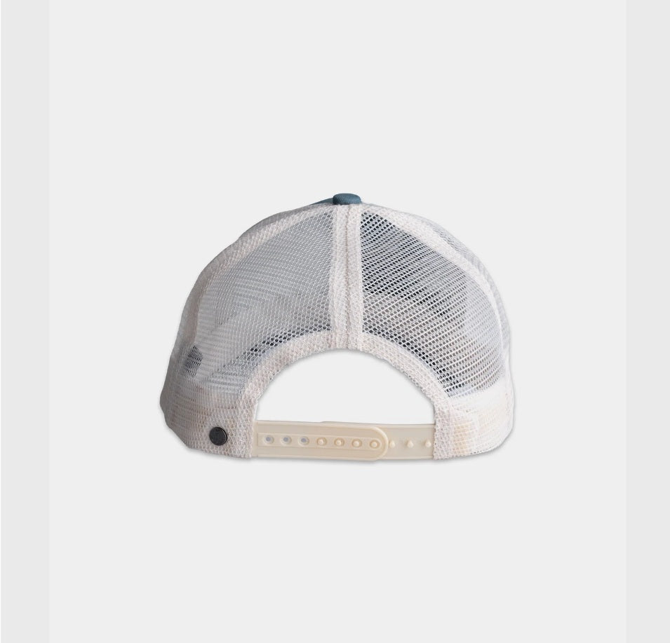 IRON AND RESIN NEON HAT COTTON- TWILL COLORE VINTAGE BLUE ONE SIZE