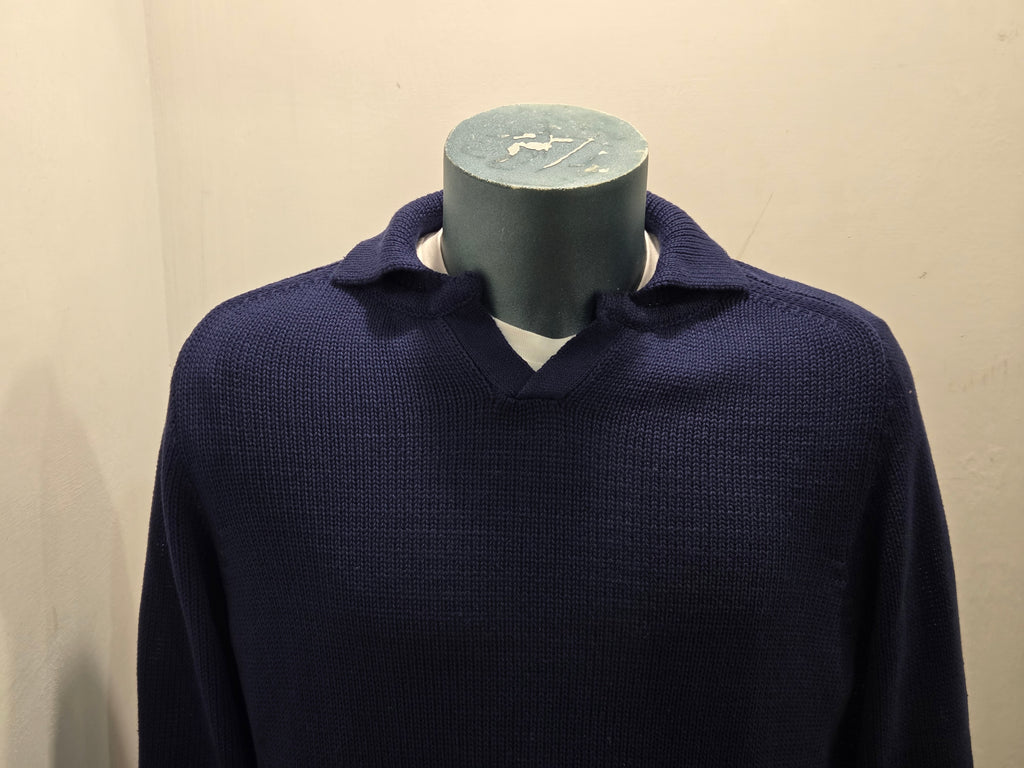 IN THE BOX MAGLIA POLO 100% COTONE COLORE BLUE 100% MADE IN ITALY