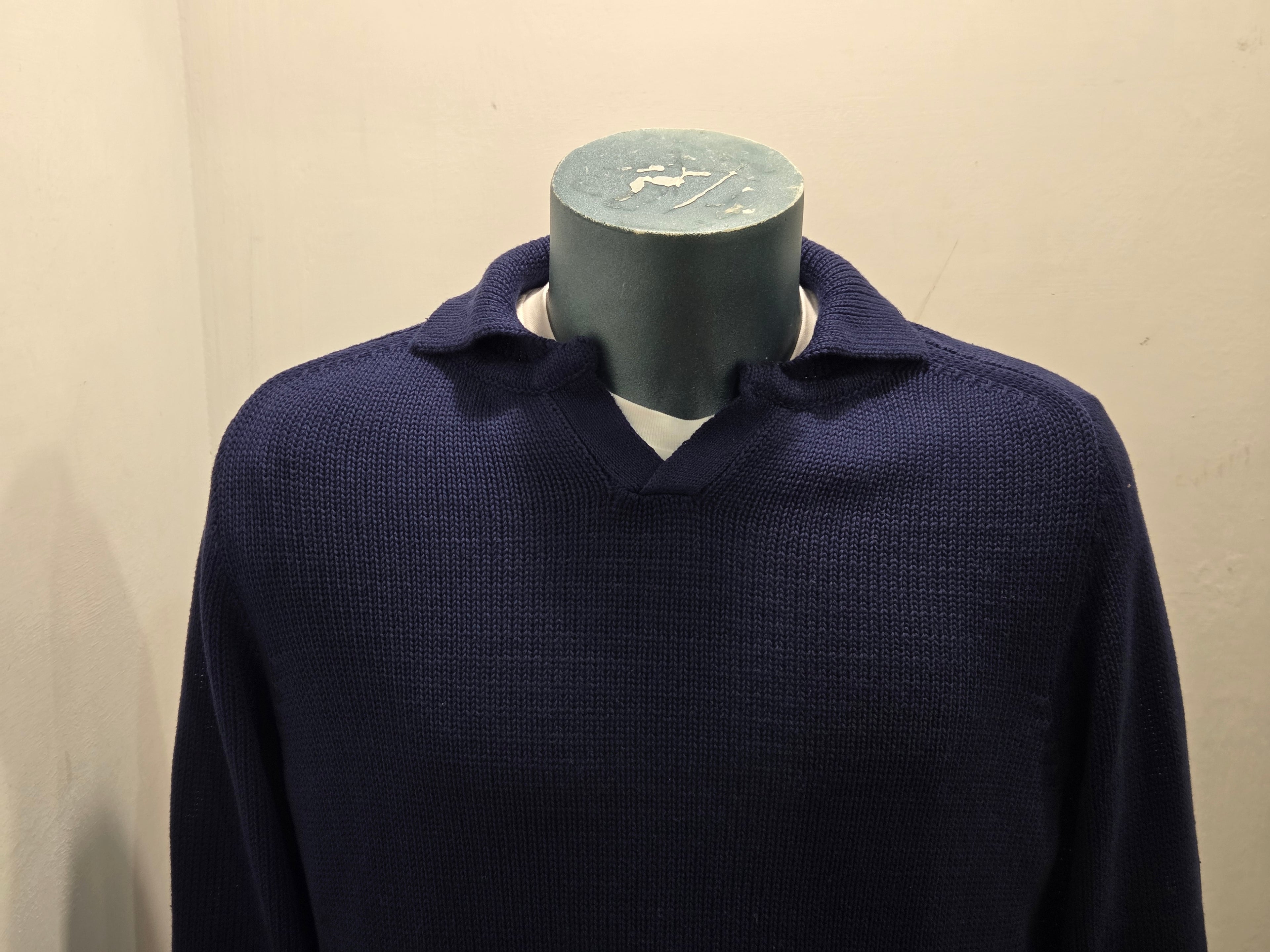 IN THE BOX MAGLIA POLO 100% COTONE COLORE BLUE 100% MADE IN ITALY