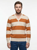 MAGLIA SCOLLO A V MANICA LUNGA MODELLO LAWRENCE GALLIA KNIT PROJECT