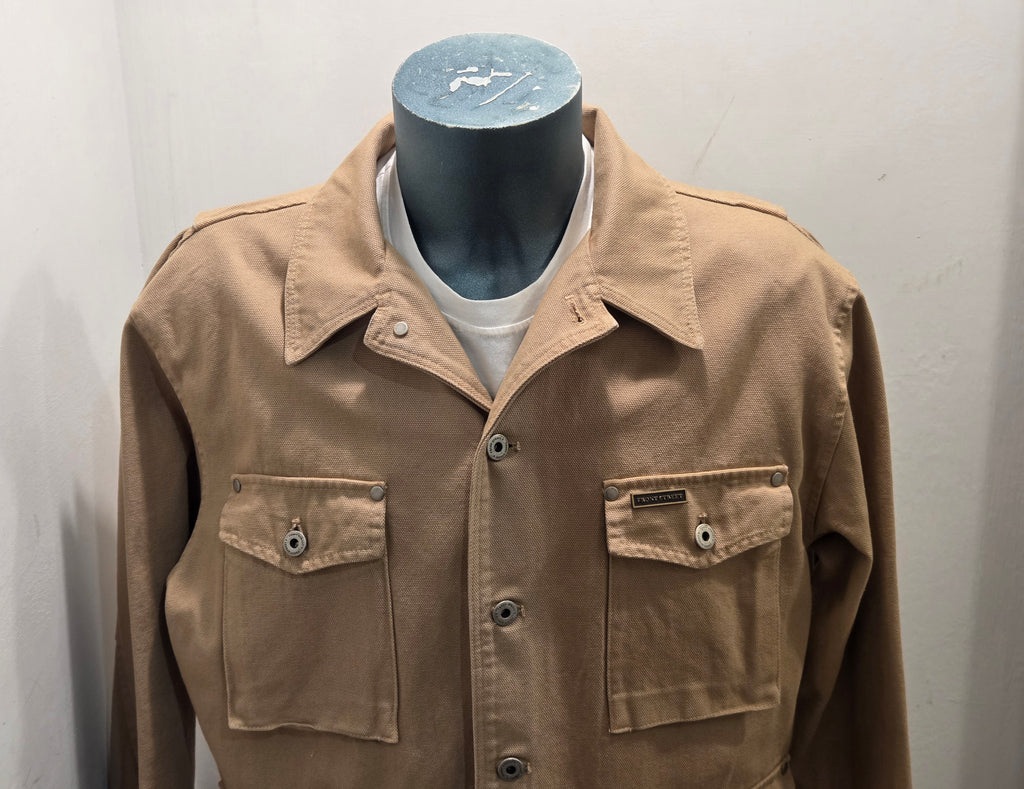 FRONT STREET 8 THE JACKET COLORE DESERT 100% COTONE ALGODON MADE IN ITALY