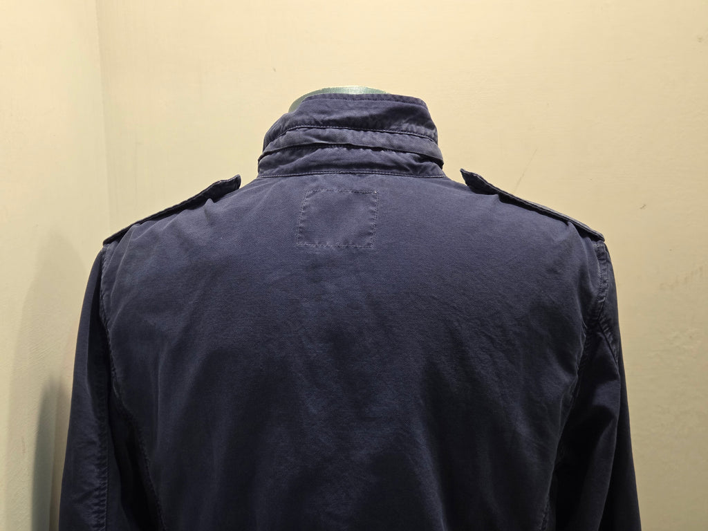 FRONT STREET 8 PAINTED MAN FIELD JACKET COLORE BLUE MADE IN ITALY