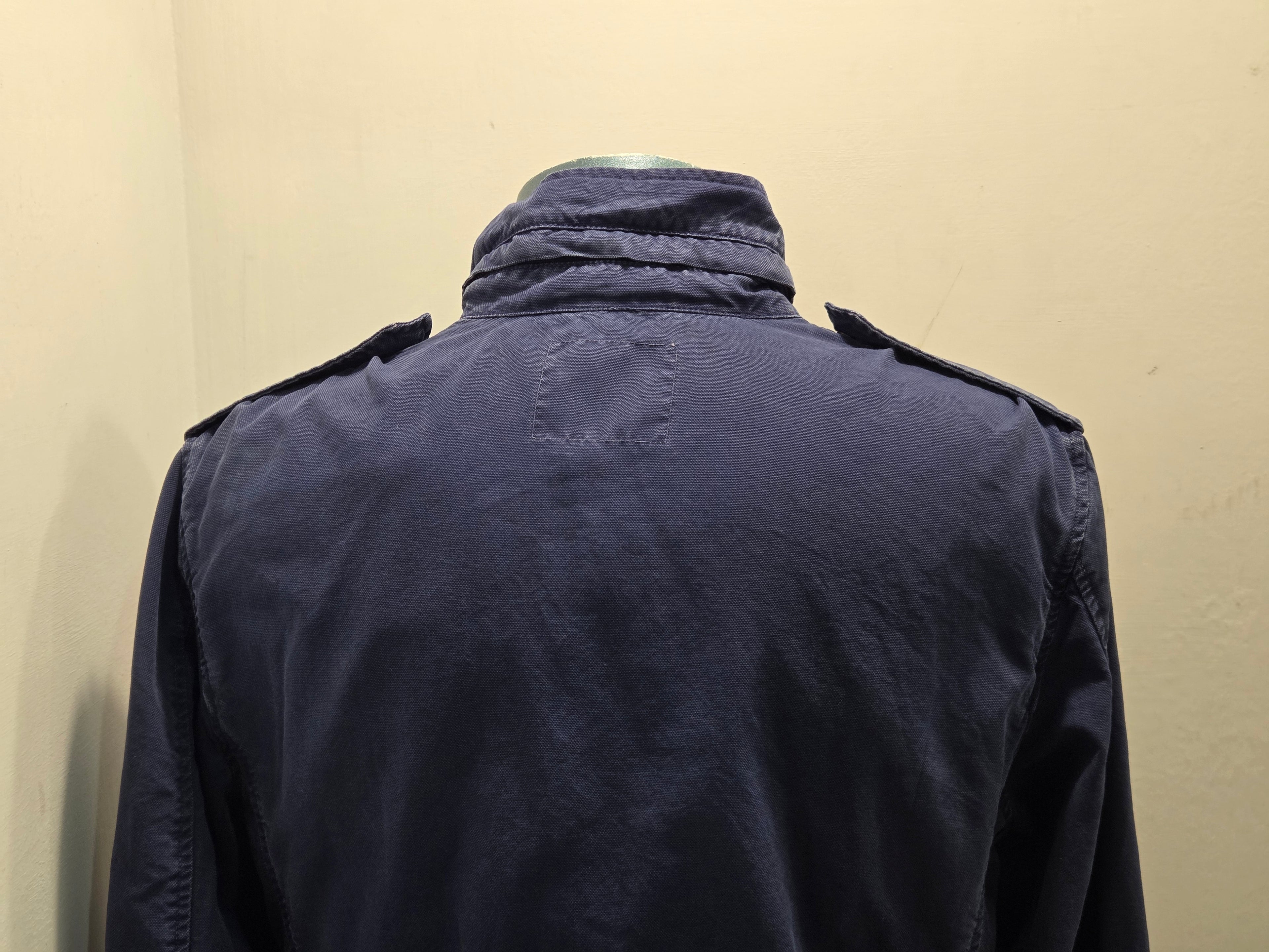 FRONT STREET 8 PAINTED MAN FIELD JACKET COLORE BLUE MADE IN ITALY