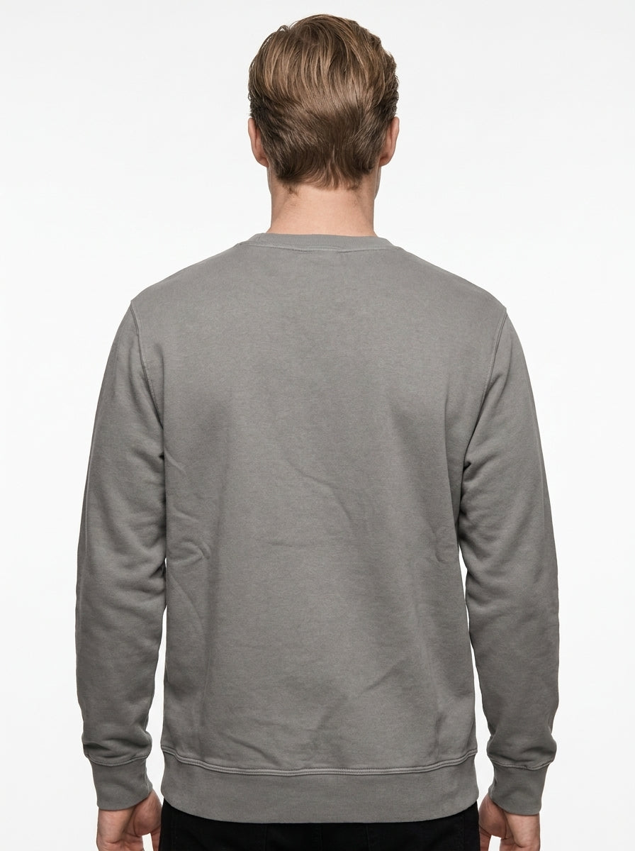 FELPA GIROCOLLO BOWERY NYC MODELLO YORK COLOR DARK CLOUD