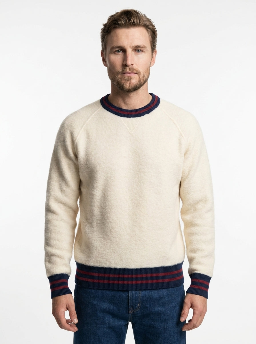 MAGLIA GIROCOLLO OBAN COLOR PANNA GALLIA KNIT PROJECT