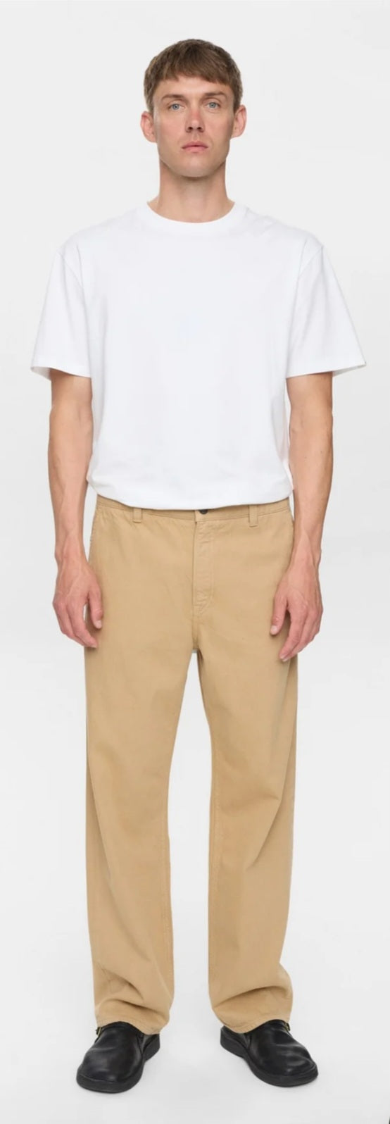 AKJONAS ELA TWILL PANTS ANERKJENDT COLOR ERMINE
