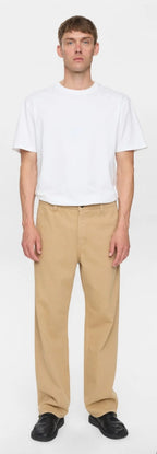 AKJONAS ELA TWILL PANTS ANERKJENDT COLOR ERMINE
