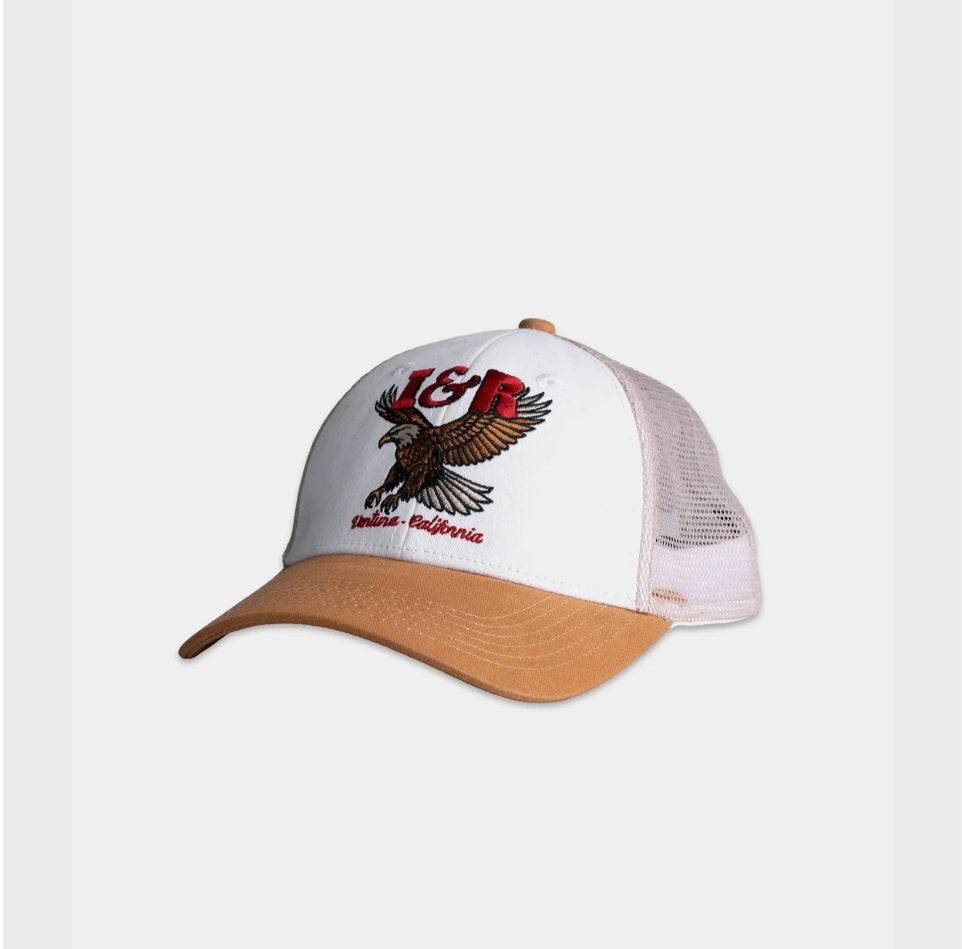IRON AND RESIN BALD EAGLE HAT COTTON-TWILL COLORE WHITE ONE SIZE