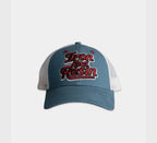 IRON AND RESIN NEON HAT COTTON- TWILL COLORE VINTAGE BLUE ONE SIZE