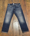 JEANS MINUS ONE THE ONE JEAN SELVEDGE CRASH BLUE