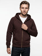 SEADOG FELPA SNAP CON ZIP E CAPPUCCIO COLOR BORDEAUX
