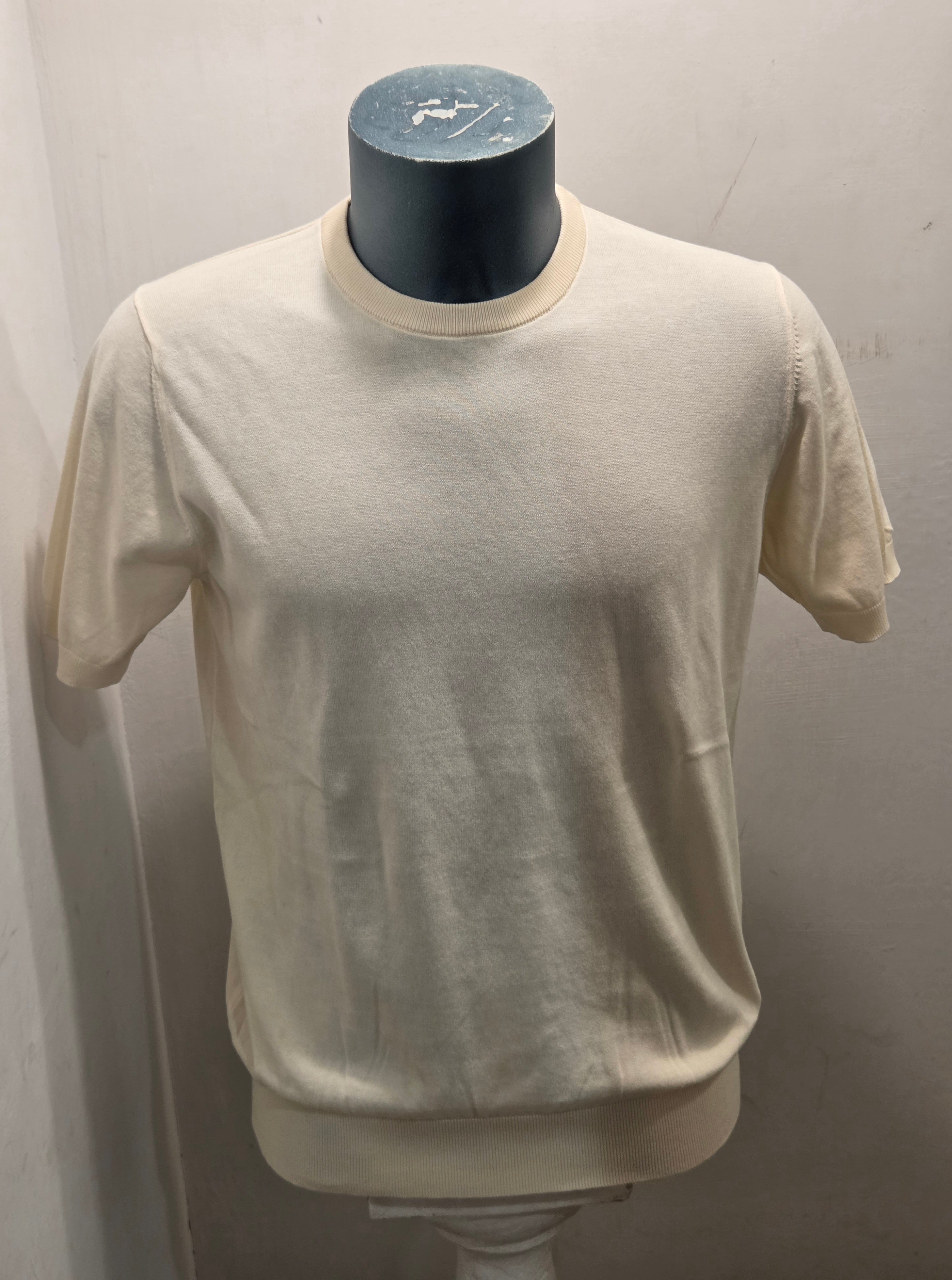 SEADOG MAGLIA FILO COTONE DAMASCO COLOR BURRO