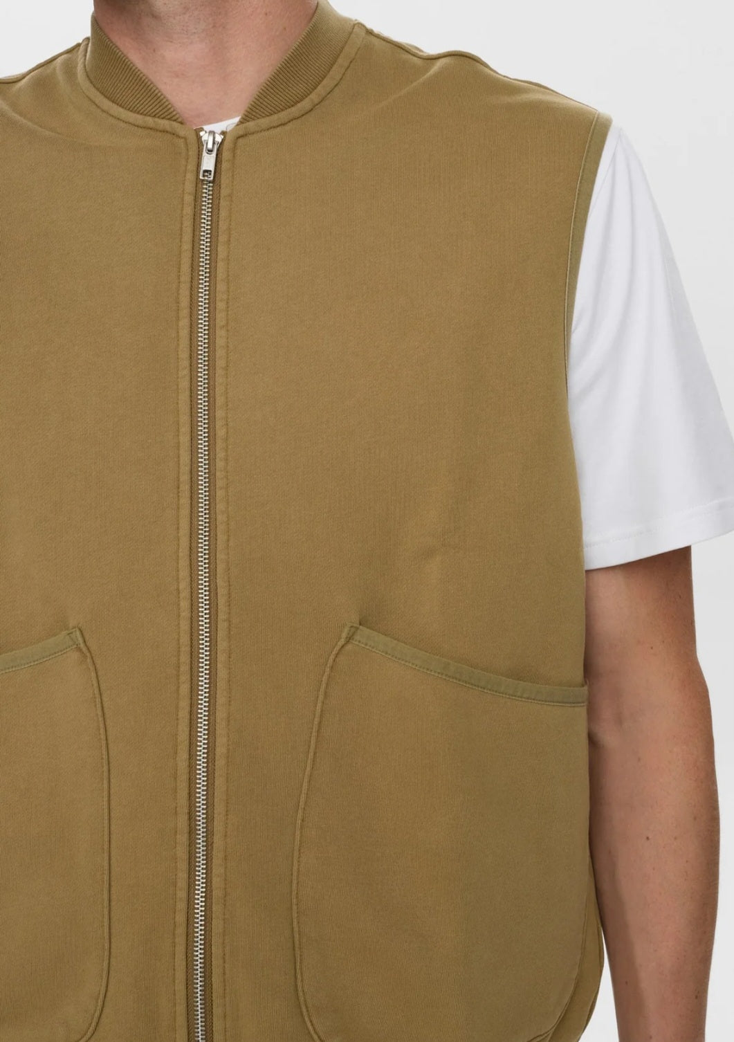 AKROBIN SWEAT GILET ANERKJENDT COLOR ERMINE