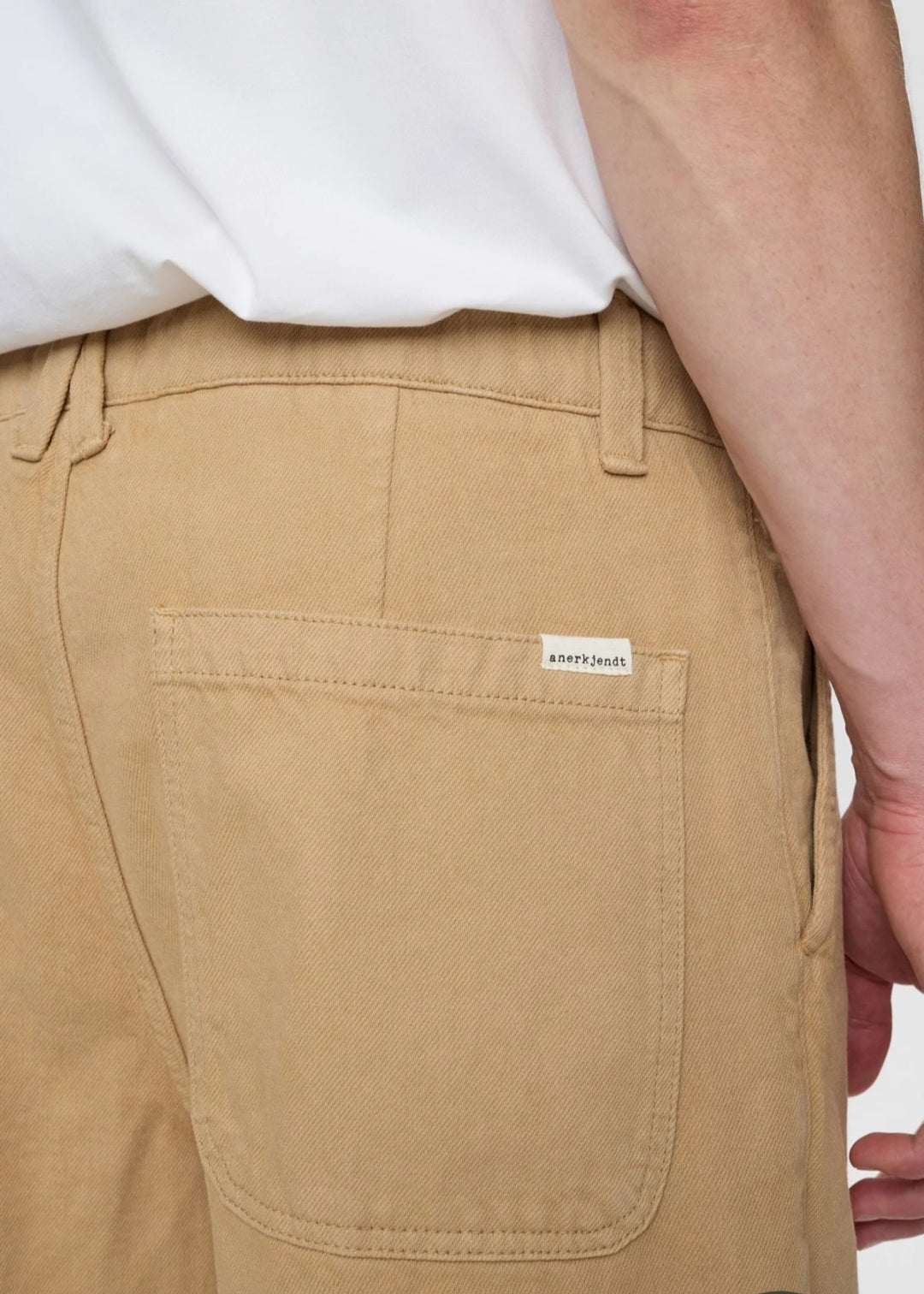 AKJONAS ELA TWILL PANTS ANERKJENDT COLOR ERMINE