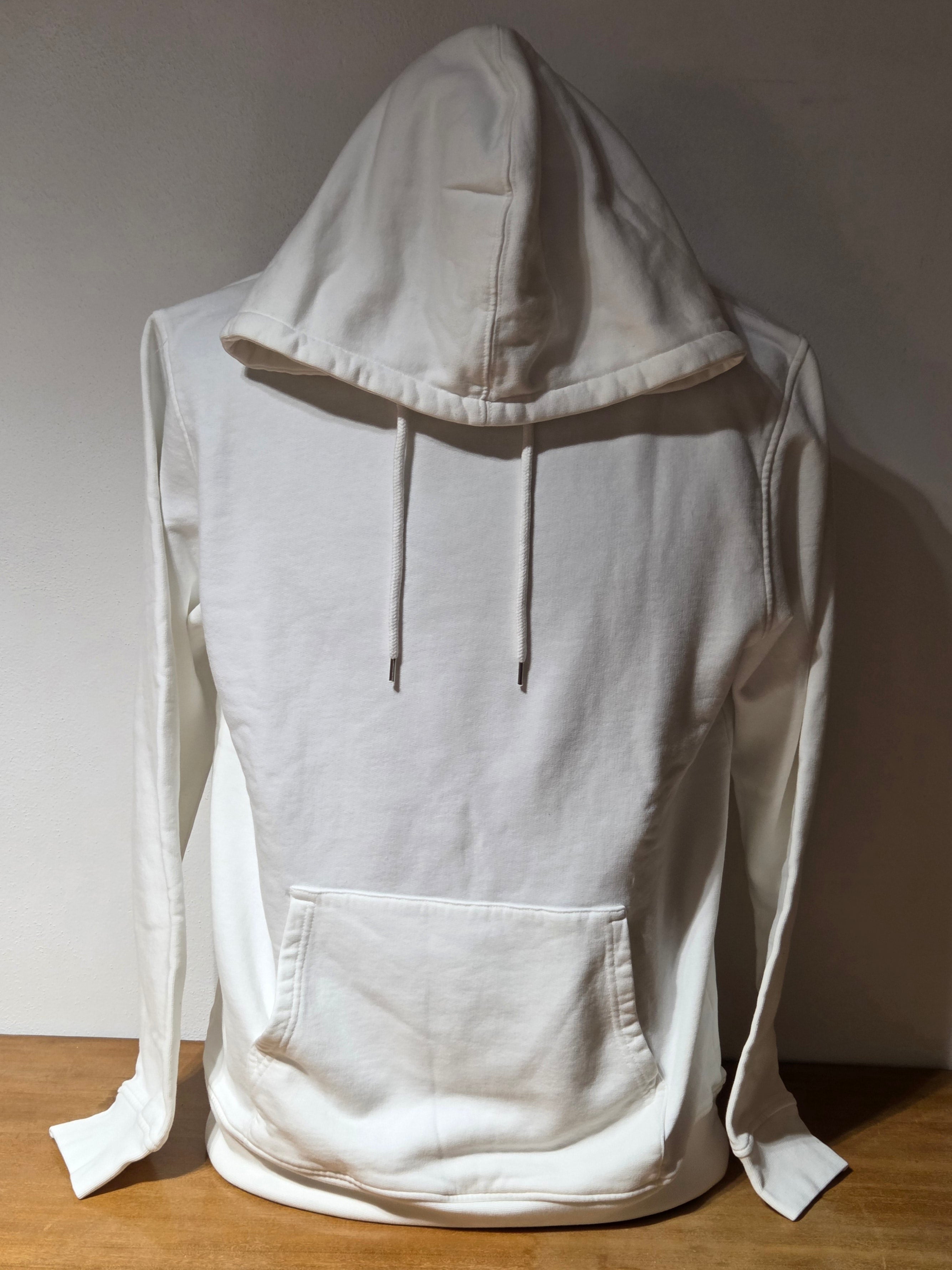 FELPA COLORFUL STANDARD Classic Organic Hood Colore Optical White