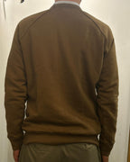 SEADOG FELPA KENDRICK GIROCOLLO MODELLO RAGLAN COLOR FANGO COTONE PESANTE