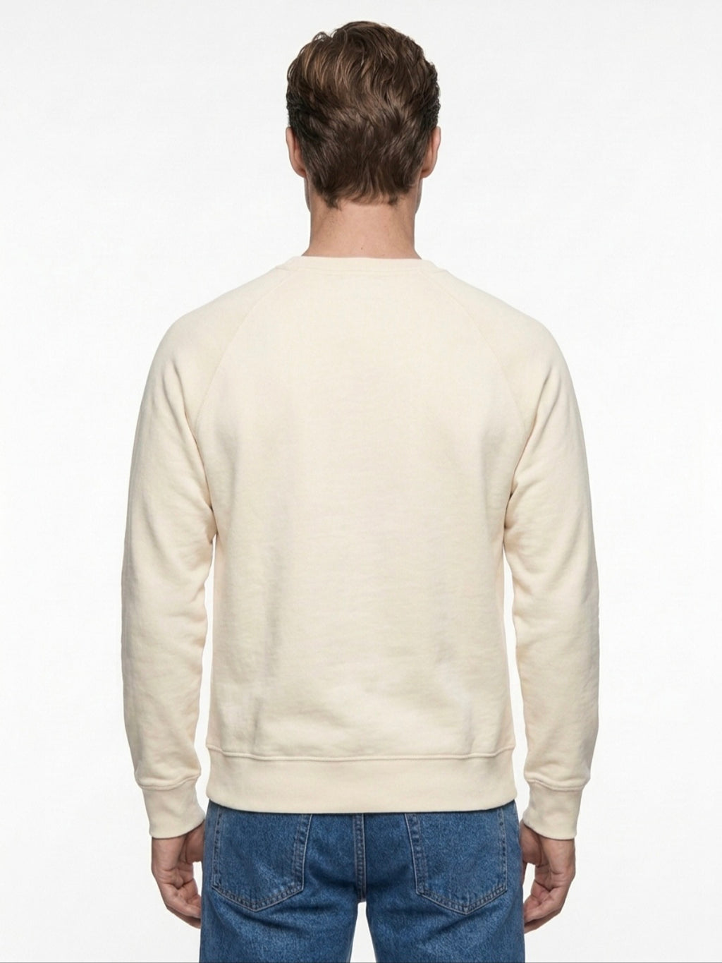 FELPA GIROCOLLO BASIC VINTAGE IN THE BOX COLOR PANNA