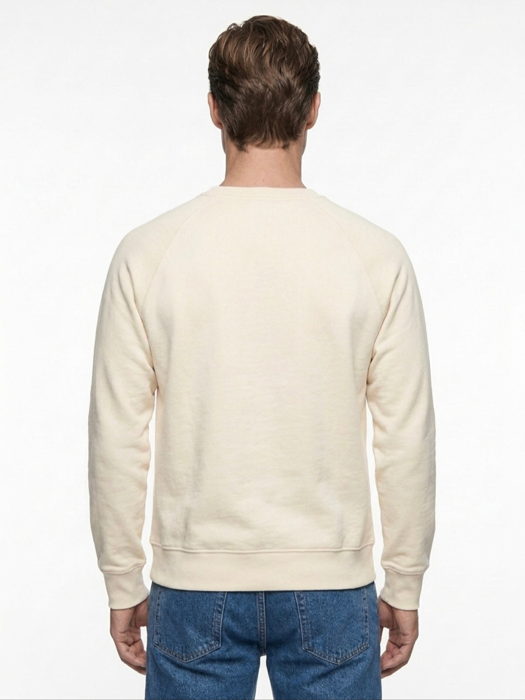 FELPA GIROCOLLO BASIC VINTAGE IN THE BOX COLOR PANNA