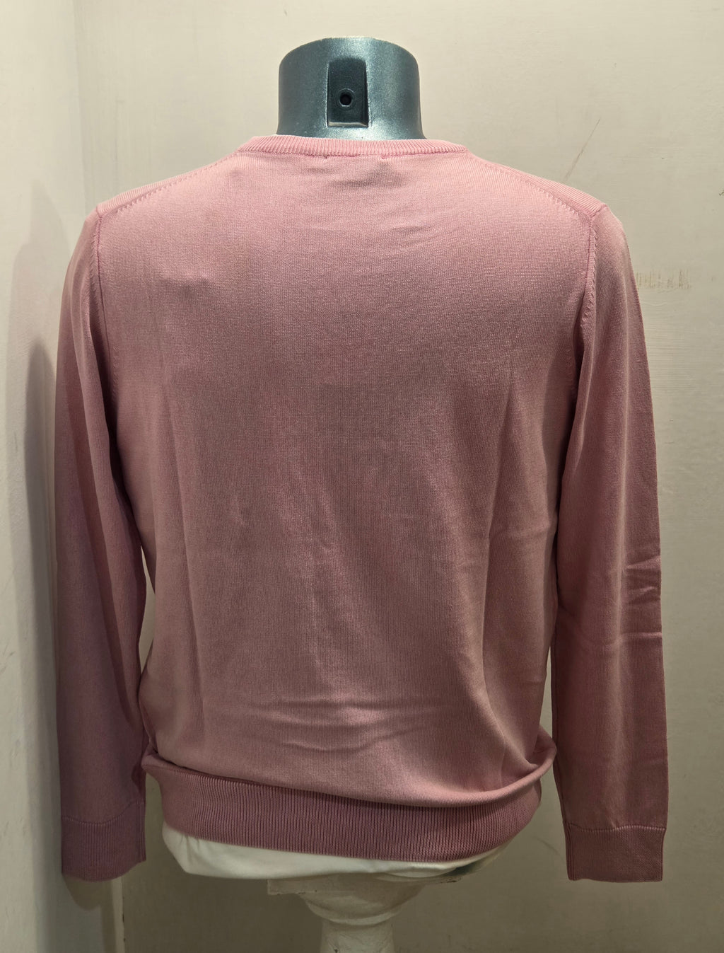 BRAMANTE MAGLIA FILO COTONE MANICA LUNGA COLOR ROSA