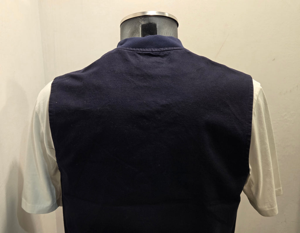 GILET SEADOG ZIP CANVAS COLOR BLU